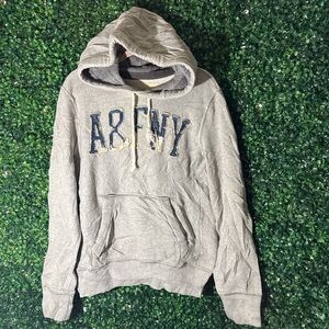 Abercrombie & Fitch Gray Hoodie Sweater